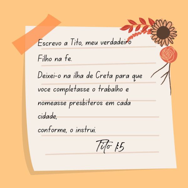Tito 1:5